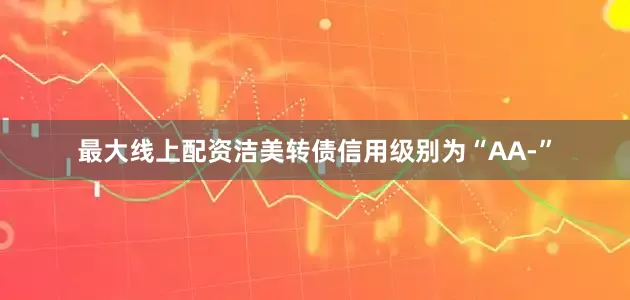 最大线上配资洁美转债信用级别为“AA-”